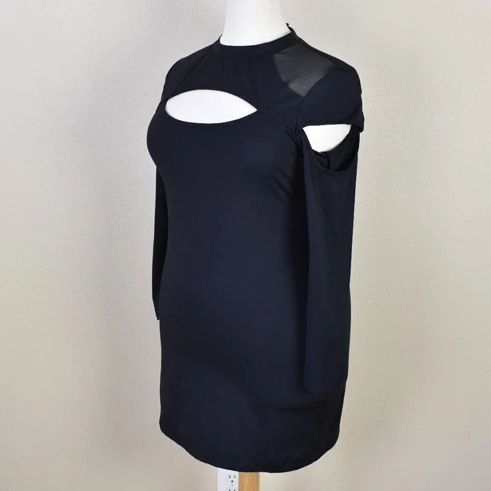 KILLSTAR Cosmic Shift Long Sleeve Cut-Out Bodycon Dress - 3XL - Picture 4 of 11